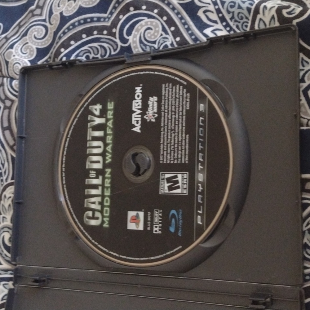 PS3 call of duty 4 modern warfare
